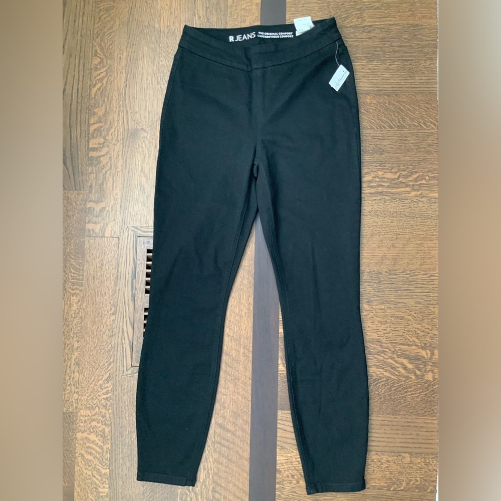 REITMANS Black Skinny High Rise Regular Original Comfort Jeggings Size 28 NEW - Picture 4 of 16